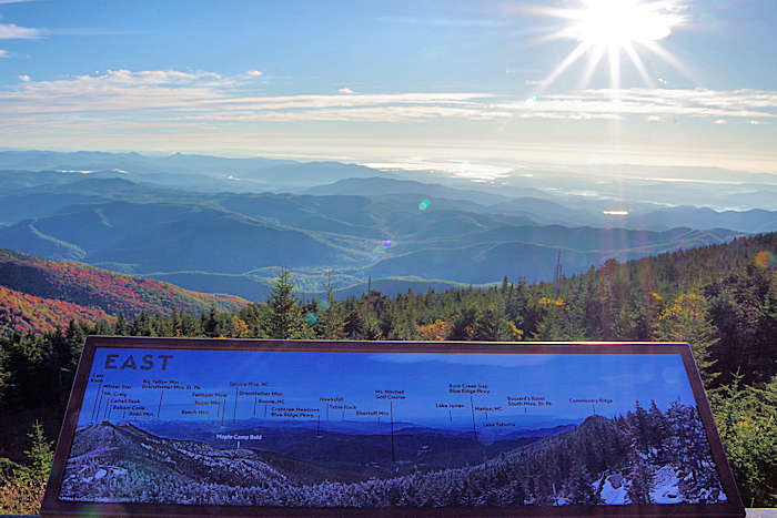Observation Decks in NC Mountains near Asheville Mt Mitchell