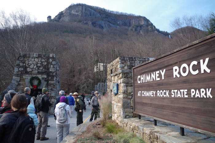 First Day Hike Chimney Rock State Park NC
