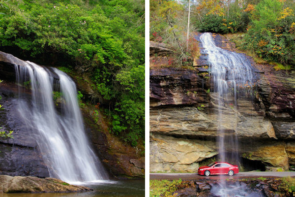Waterfalls of Cashiers and Highlands NC