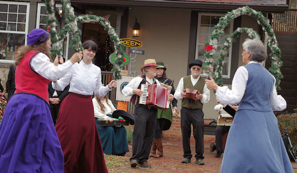 Dickens celebration Biltmore Village