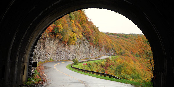 Craggy Gardens Tunnel on Blue Ridge Parkway