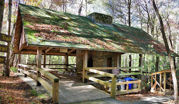 Holmes Educational State Forest, NC Picnic Shelter