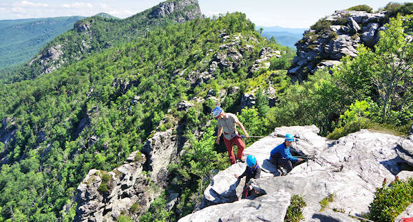 Linville Gorge Chimneys Rock Climbing