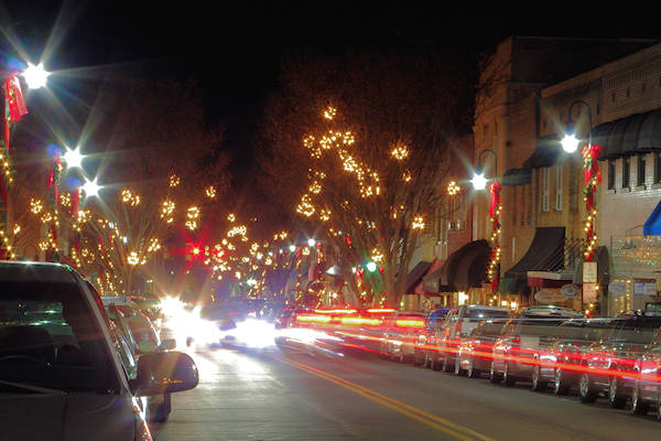 Downtown Waynesville NC Christmas