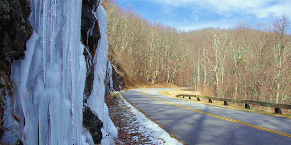 Winter Hike on the Blue Ridge Parkway