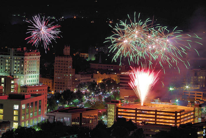 Asheville 4th of July Fireworks