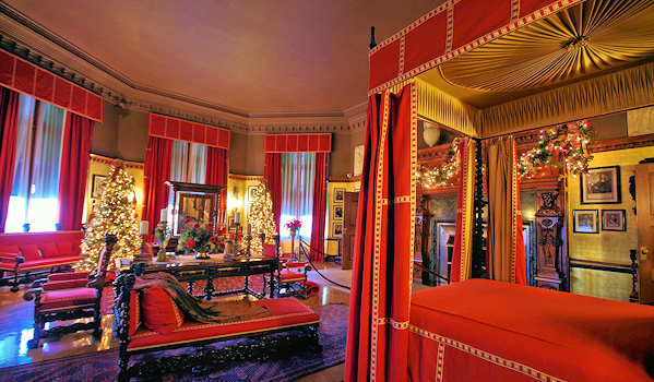 ビルトモア・ハウス ジョージ・ヴァンダービルトのベッドルーム