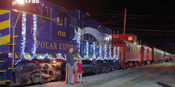 Polar Express Train, NC Smoky Mountains
