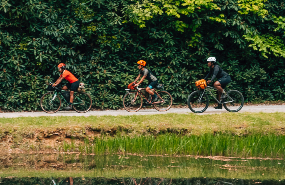 Gravel Bikers in Transylvania County