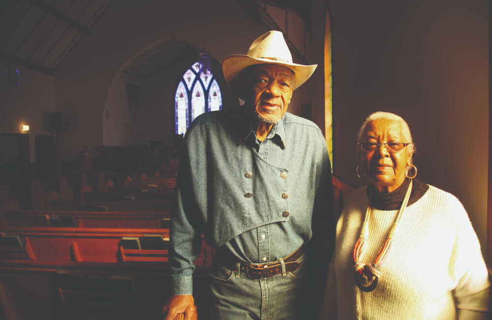 Marcell Proctor and Catherine Mitchell. Photo courtesy of Will Hornaday and the Preservation Society of Asheville and Buncombe County