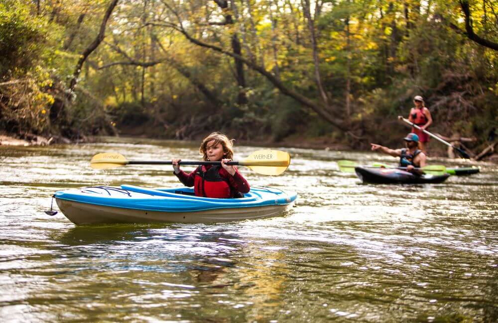 Paddling in Rutherford County