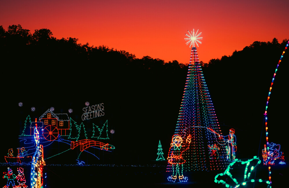 Smoky Mountain Christmas Light Spectacular, Bryson City