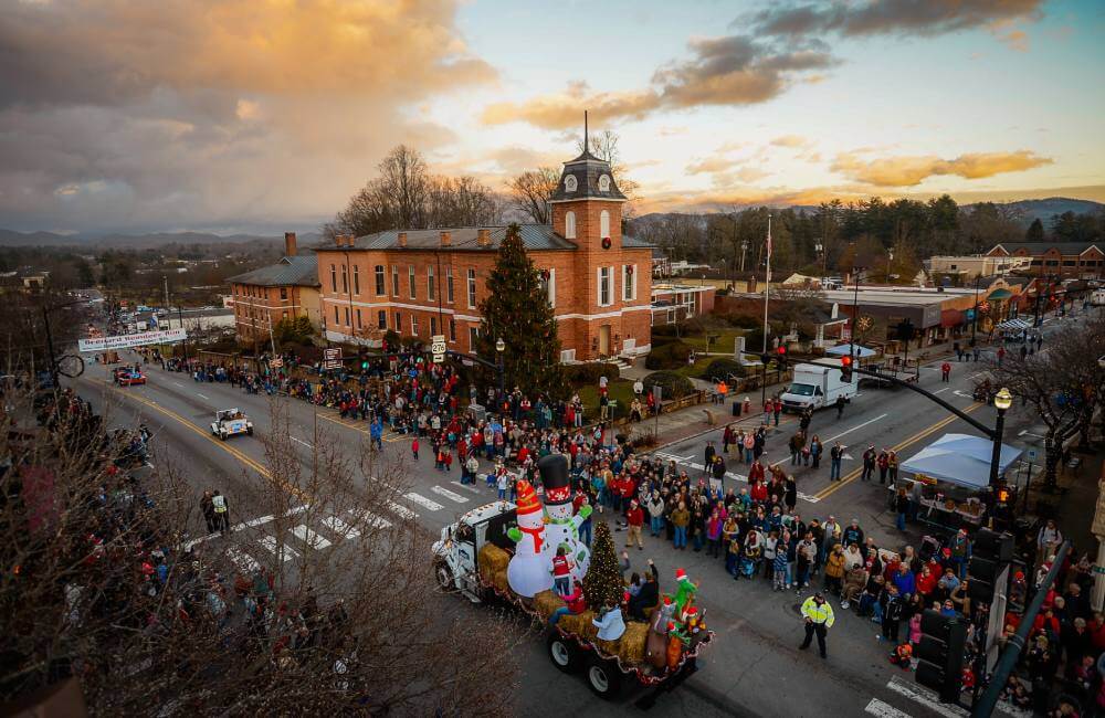 Holiday parade in Brevard