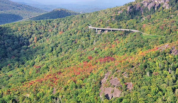 Asheville NC Fall Foliage Color 2017