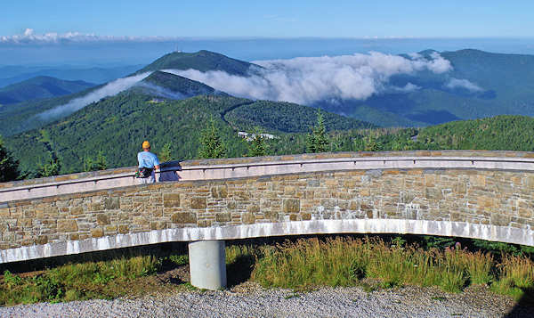 Mt Mitchell Observation Deck Views